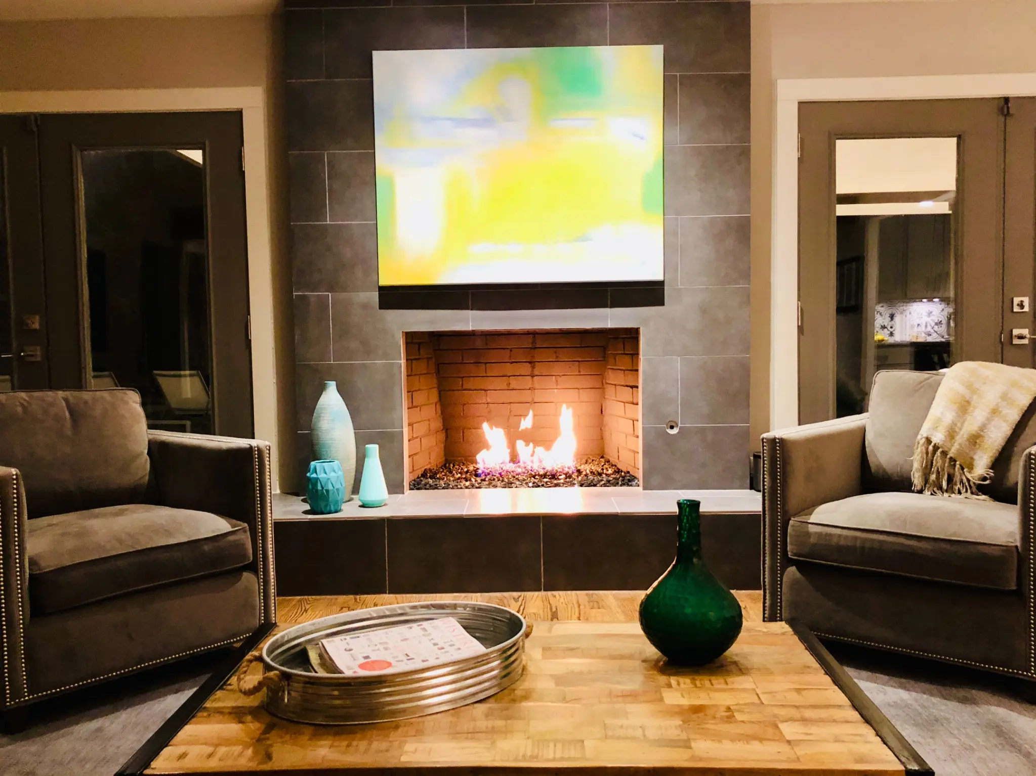 Mill Run Road fireplace